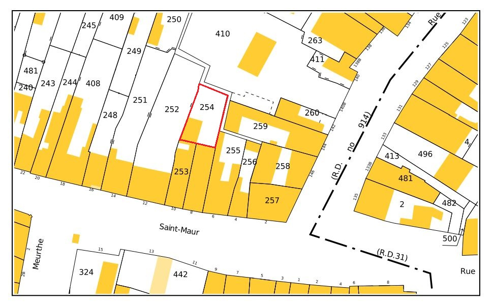 Terrain Luneville 219 m2