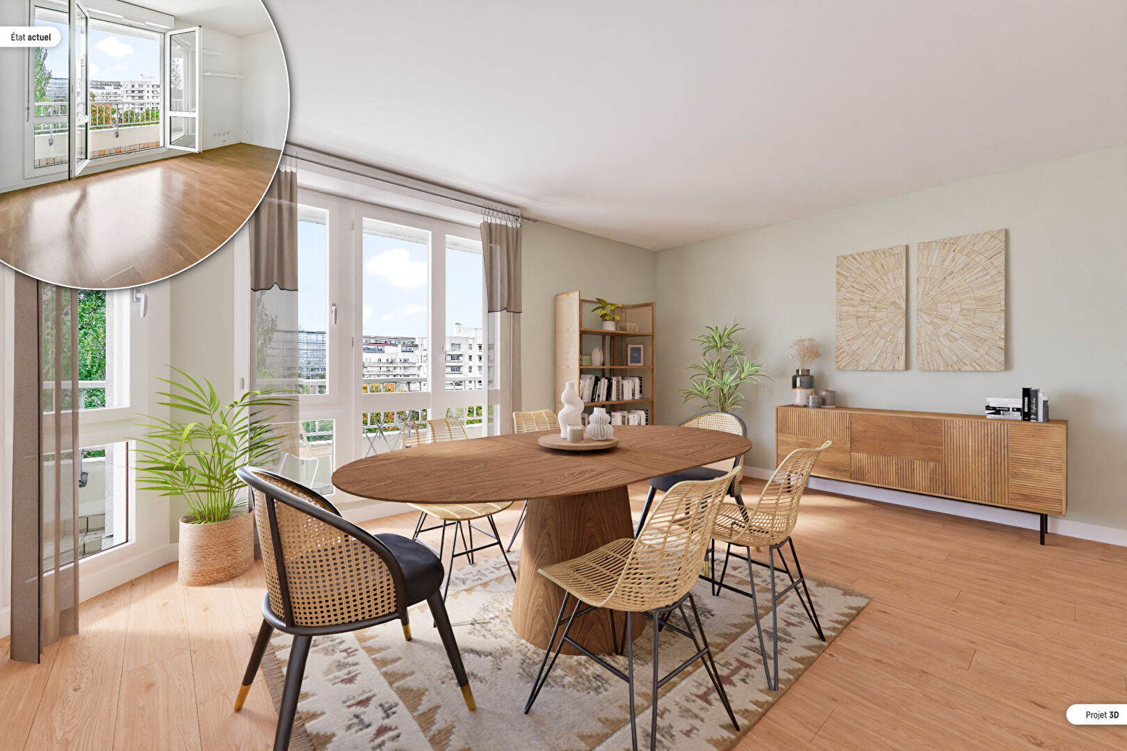 Photo Issy-les-Moulineaux- Grand 2 pièces avec balcon et parkings image 3/6