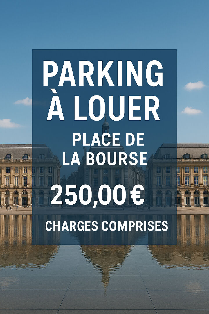Parking place de la Bourse