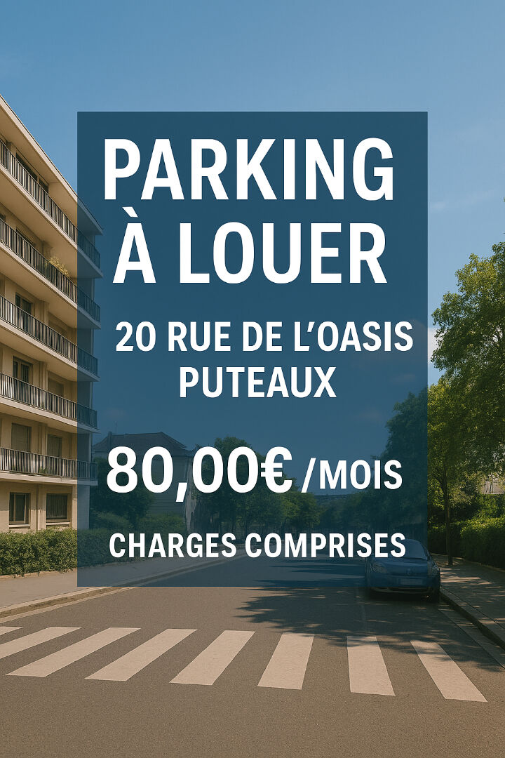 Parking rue de l'Oasis PUTEAUX