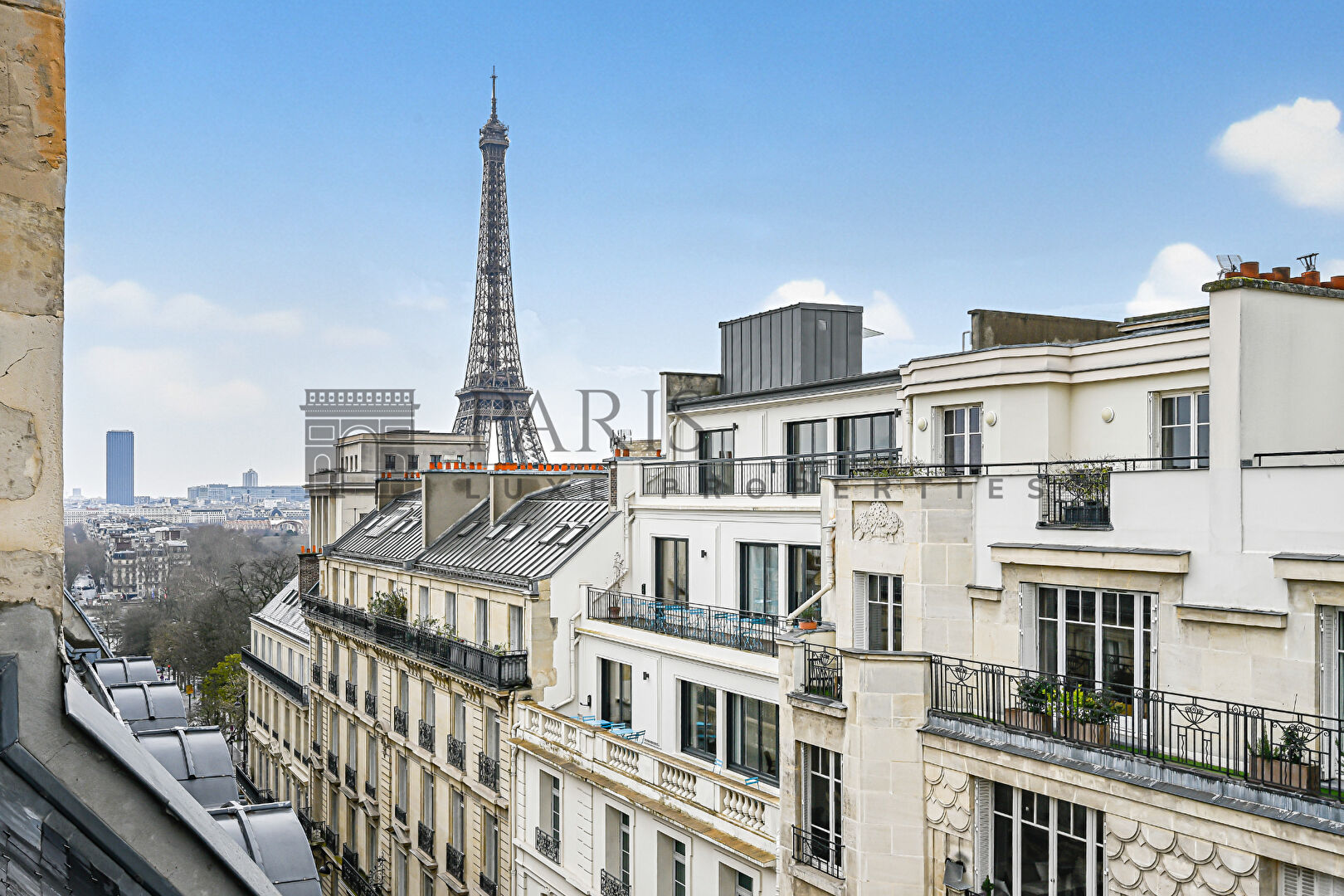 Appartement Paris 16-  4 chambres 204 m2 - Trocadéro- dernier étage- vue Tour Eiffel.