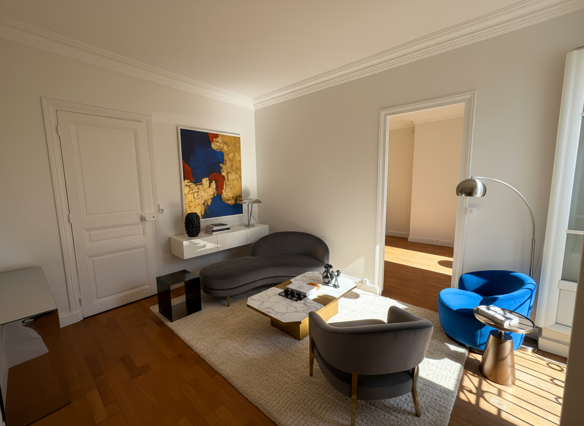 Photo Appartement Levallois-perret 2 pièce(s) 33.20 m2 image 2/6