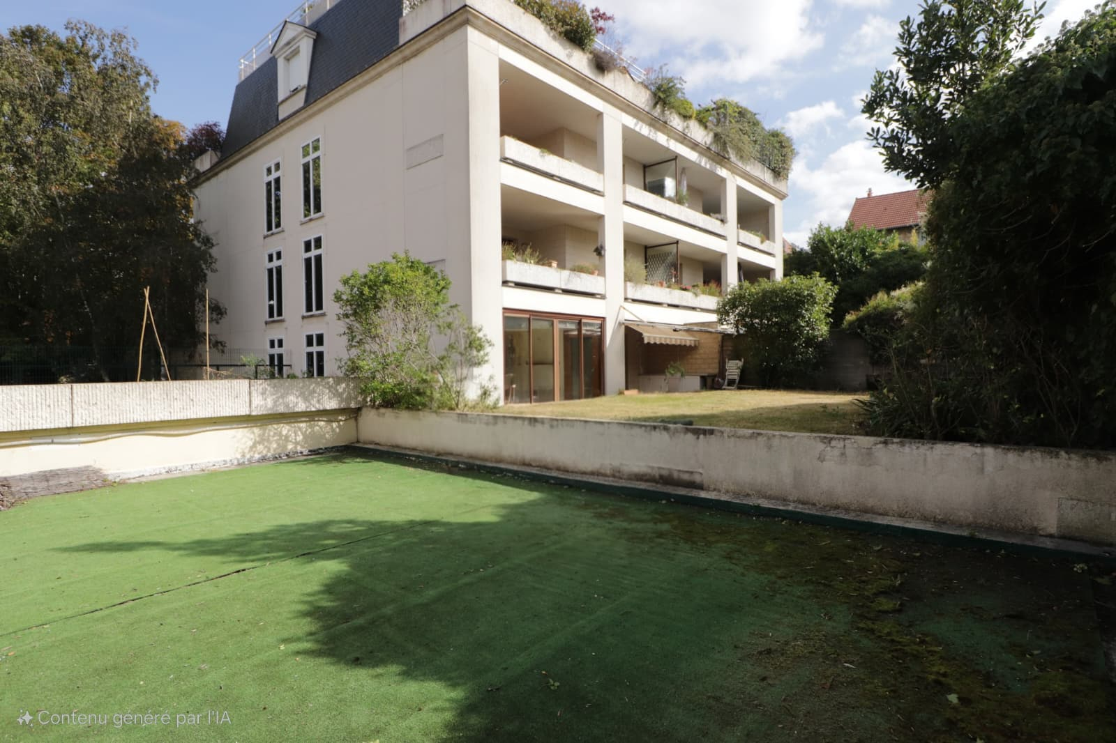 Appartement familial double terrasse