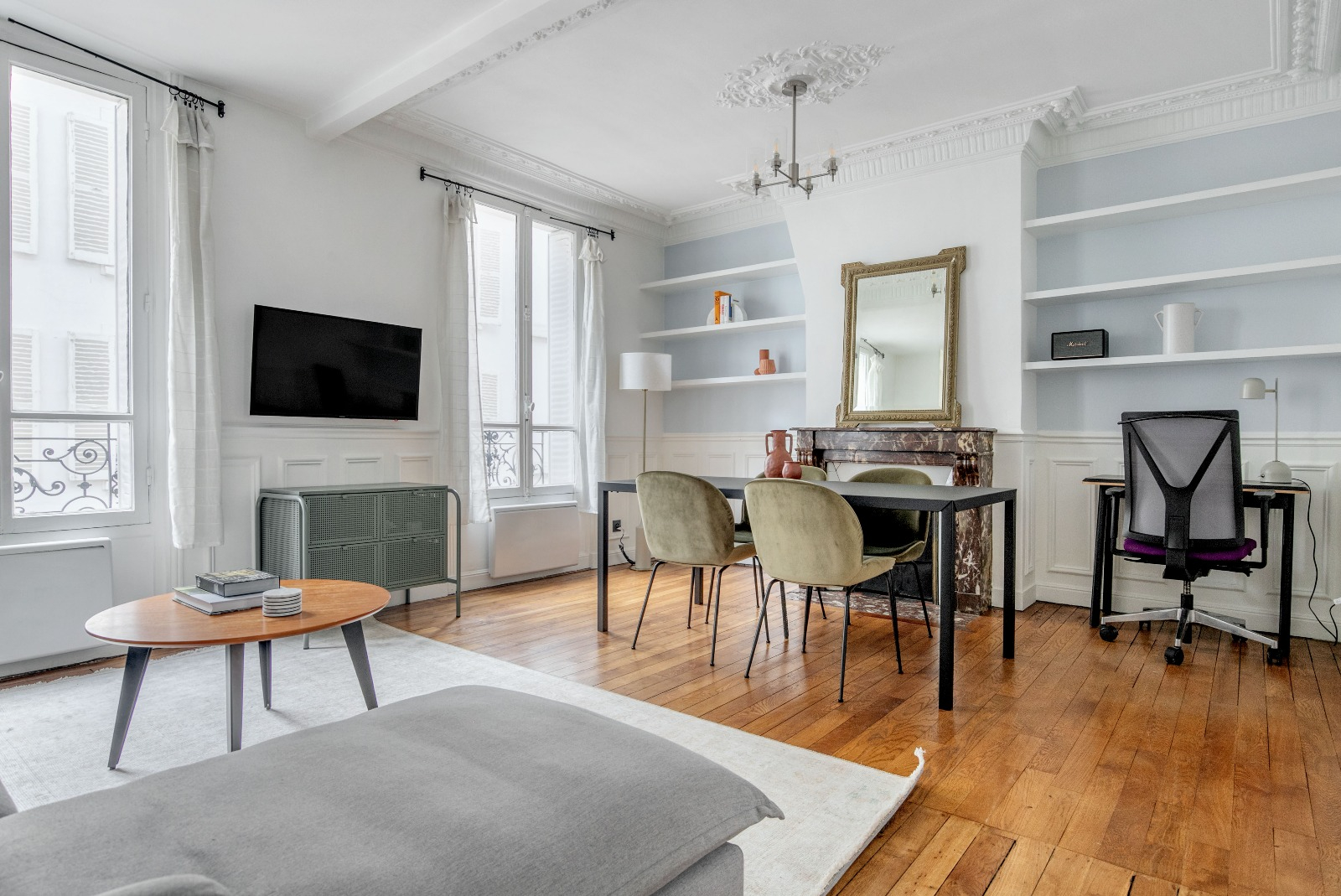 Parie 17eme - Batignolles - 2 pièces Meublés de 44m²