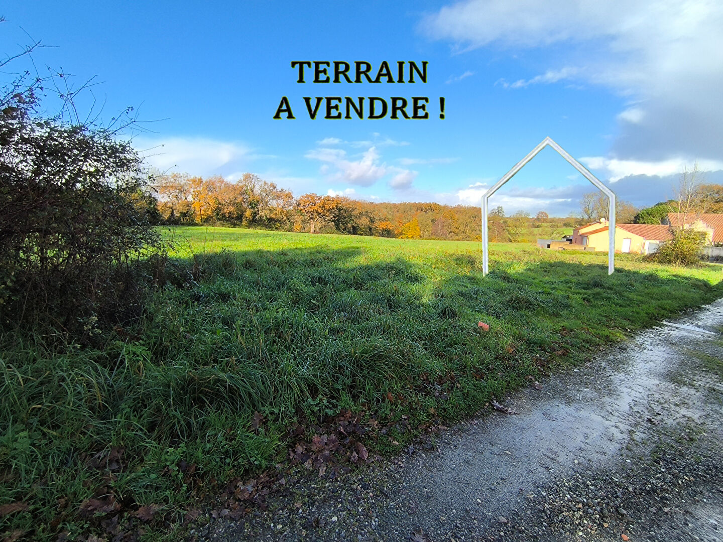Terrain de 421 m²