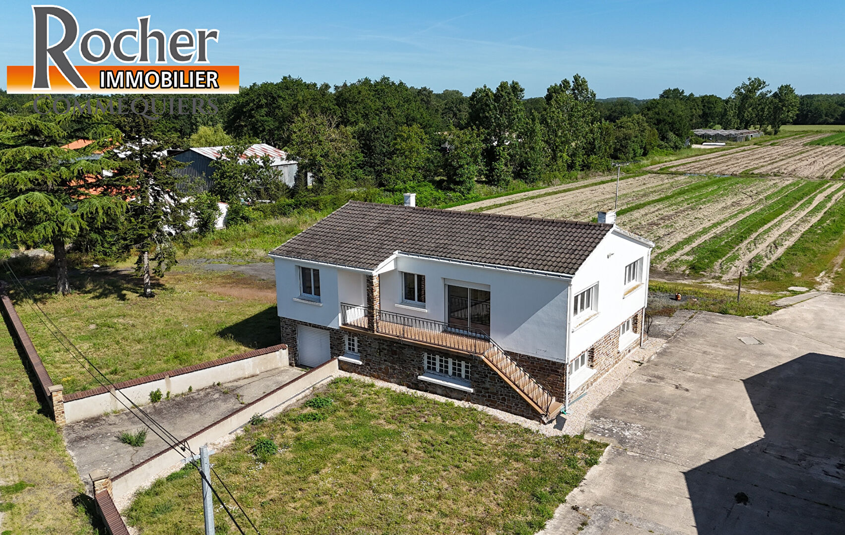 Vente maison commequiers : vue 0 - Rocher Immobilier