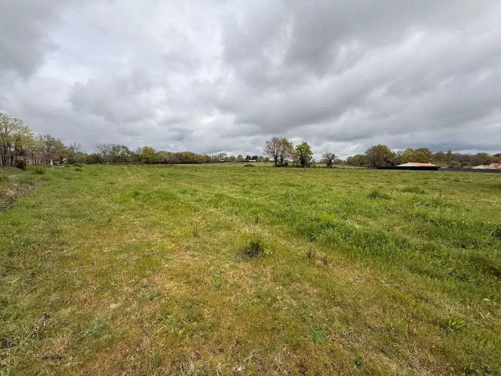 Vente terrain commequiers : vue 1 Vente terrain commequiers : vue 1 - Rocher Immobilier