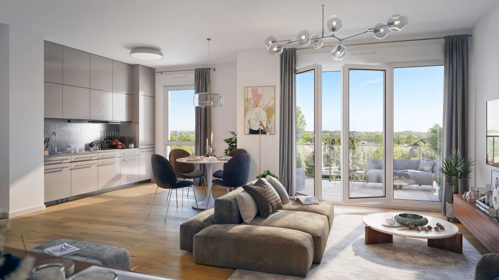 T3 NEUF EN REZ-DE-CHAUSSÉE AVEC JARDIN PRIVATIF ET 2 PARKINGS