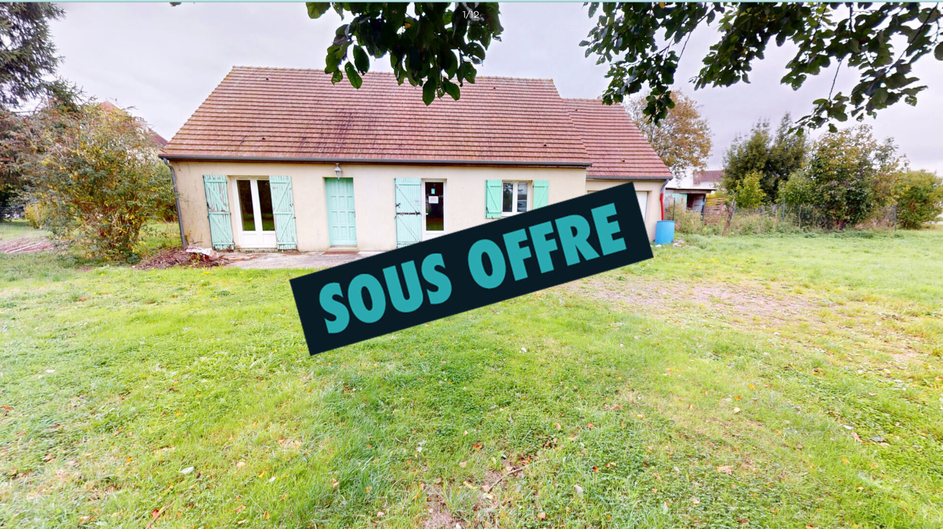 MAISON DE PLAIN-PIED - 3 CHAMBRES - TERRAIN DE 1846 M2