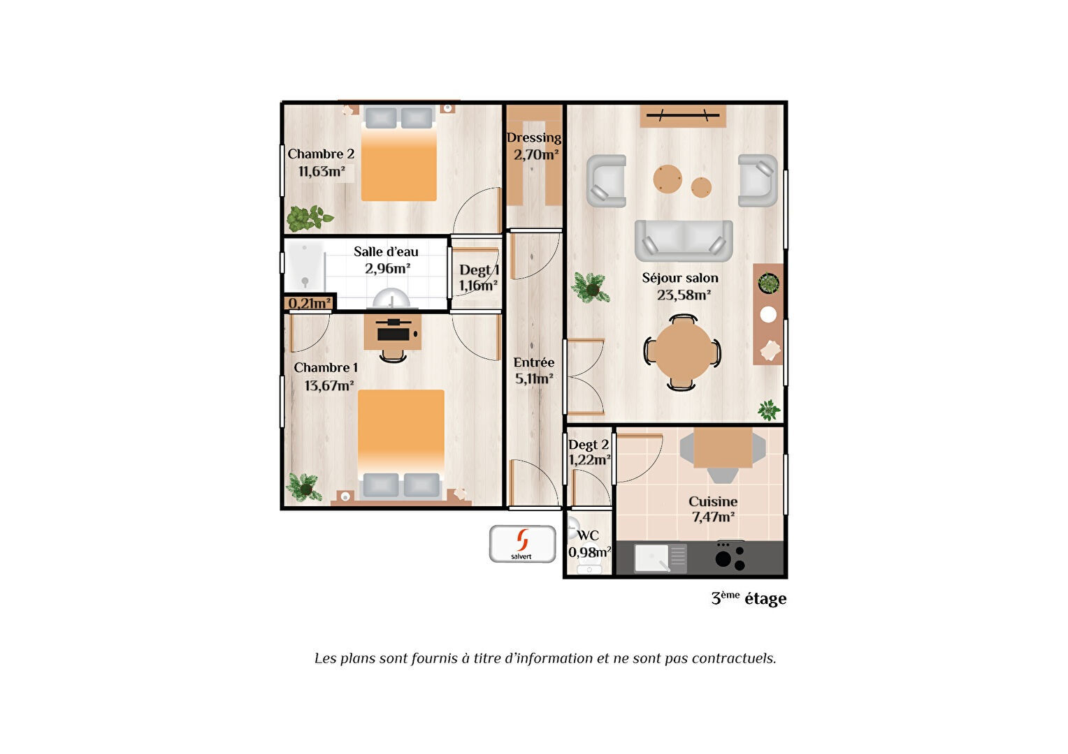 Photo A vendre  Appartement de caractère 2 chambres image 3/6