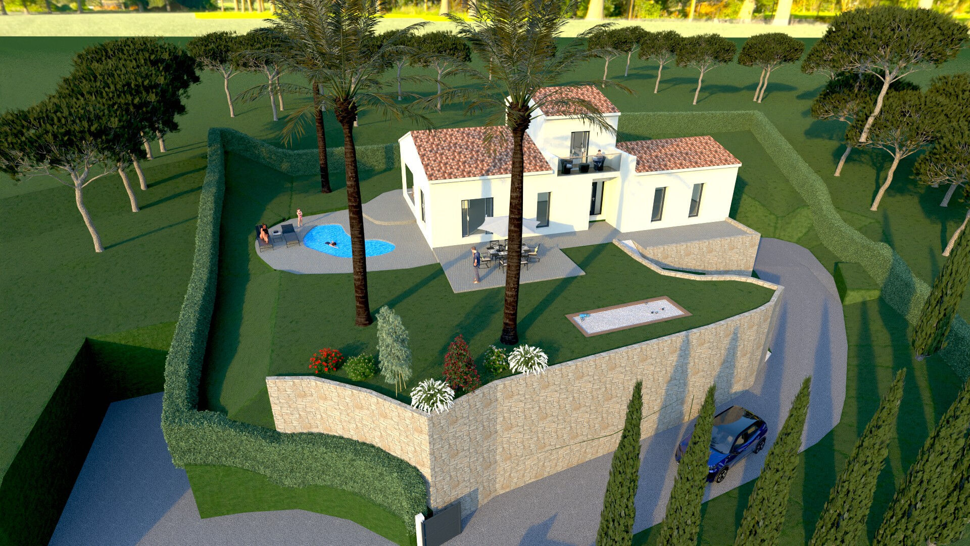 Photo VILLA À RÉNOVER GRAND POTENTIEL AVEC SOUS-SOL ET VUE MER TERRAIN 1400M², DANS UN DOMAINE AUX ISSAMBRES image 1/3