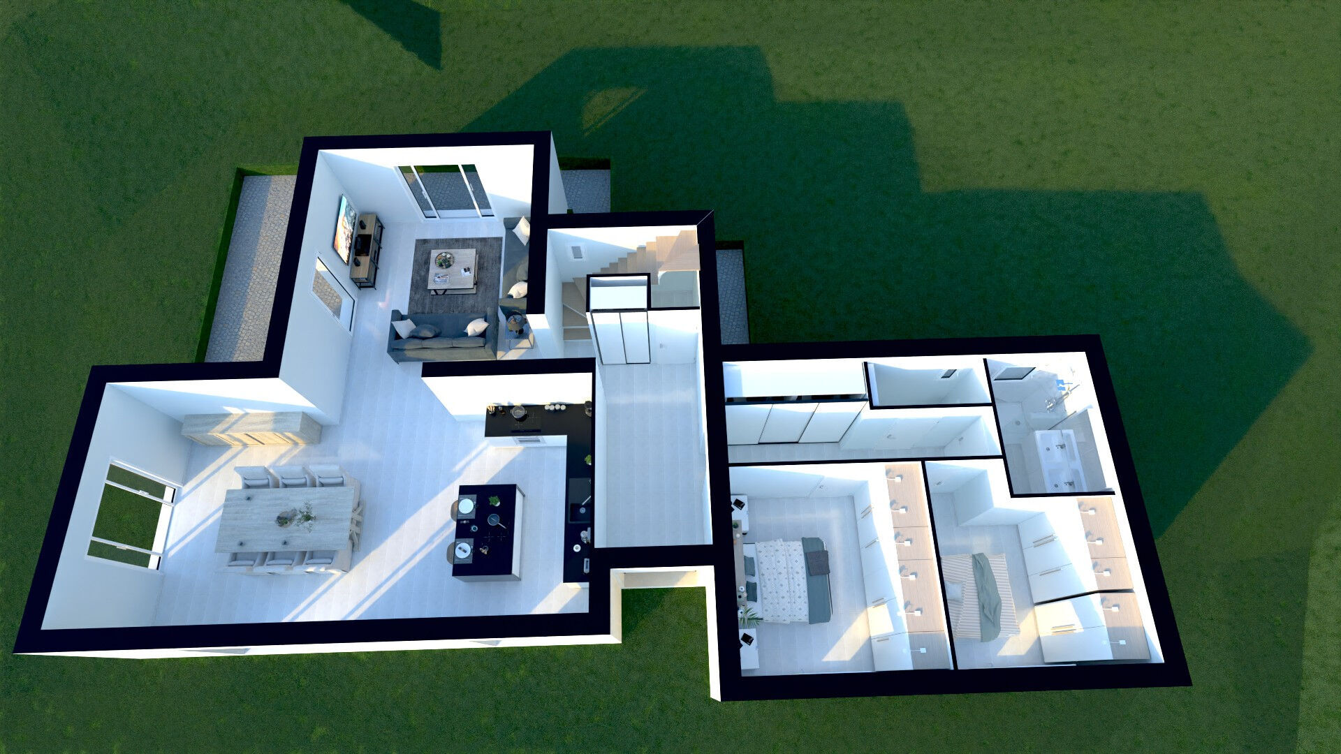 Photo VILLA À RÉNOVER GRAND POTENTIEL AVEC SOUS-SOL ET VUE MER TERRAIN 1400M², DANS UN DOMAINE AUX ISSAMBRES image 2/3