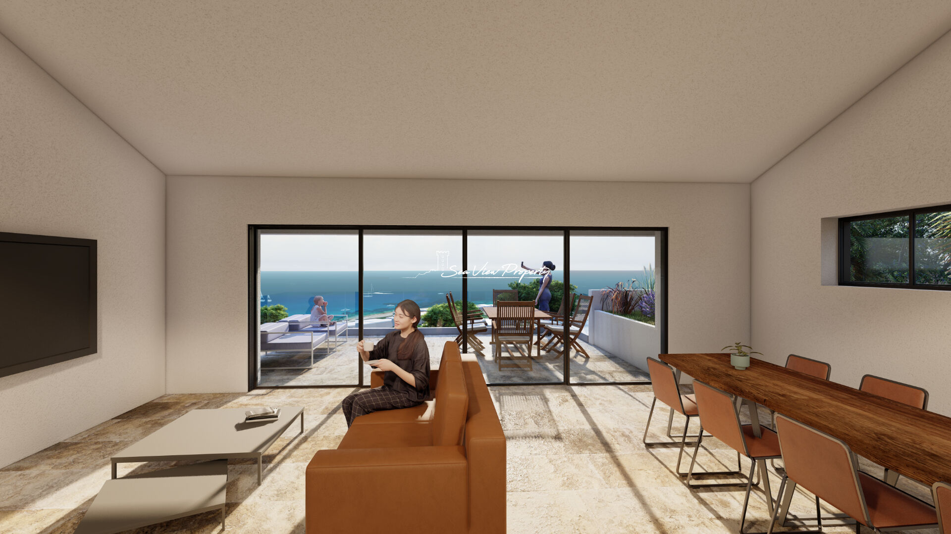 Photo A VENDRE VILLA NEUVE VUE MER 4 CHAMBRES PISCINE PARKING PLAGES A PIED LES ISSAMBRES image 4/6