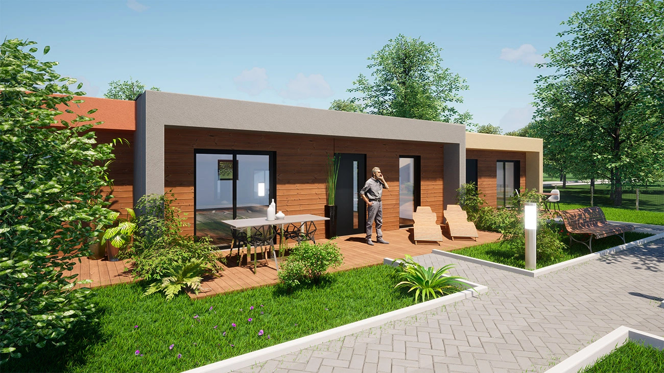 Villa sénior à Habsheim 2 pièce(s) 44 m2  / Terasse de 15m² / Jardin de 80m²