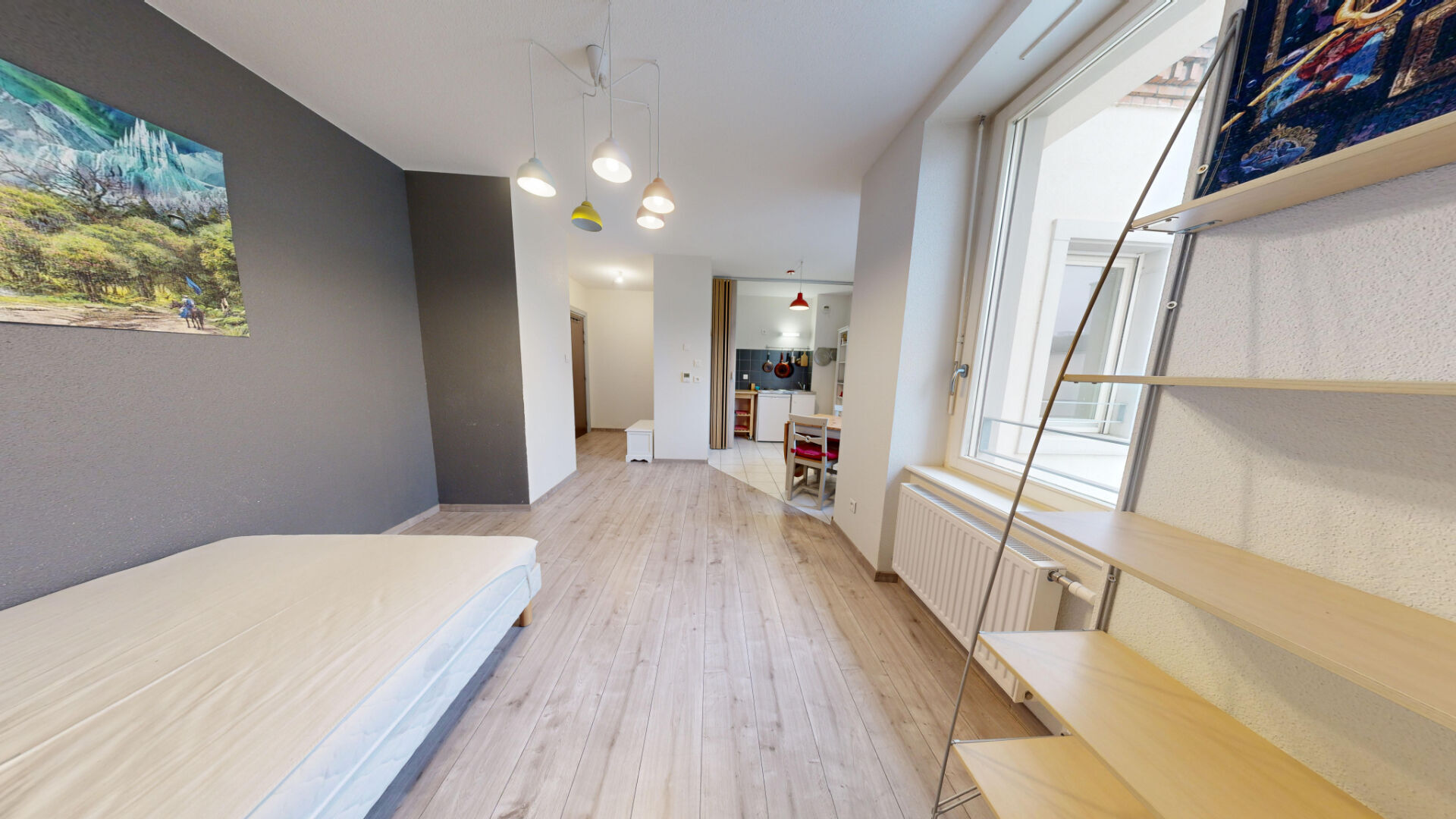 Photo EXCLUSIVITÉ ? Appartement meublé 28 m² ? Avenue de Colmar, côté cour (Mulhouse) image 4/5