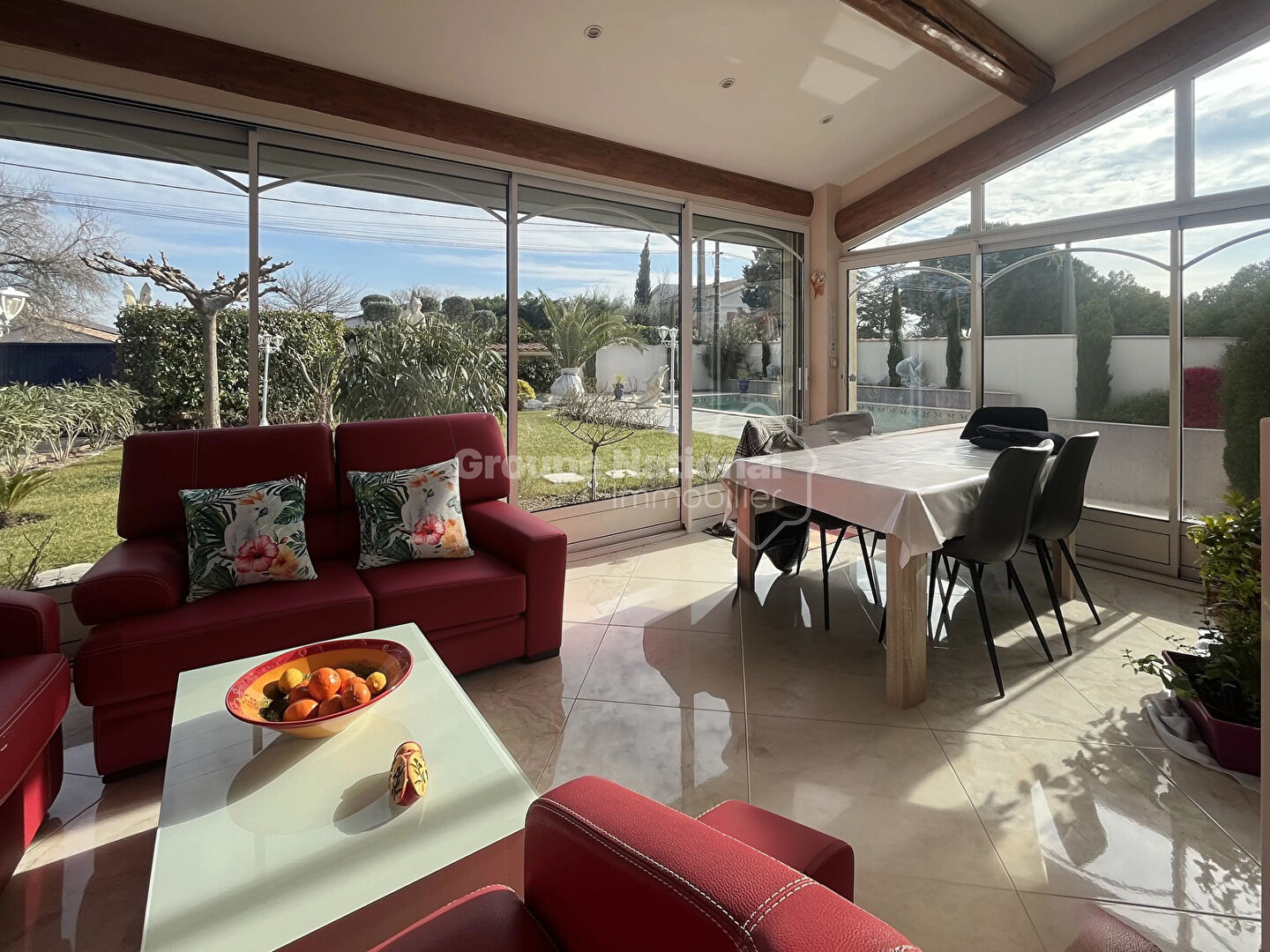 Photo Maison Rochefort Du Gard 10 pièce(s) 245m2 et 64m² dépendances, Terrain paysagé avec piscine et appartement indépendant image 6/6