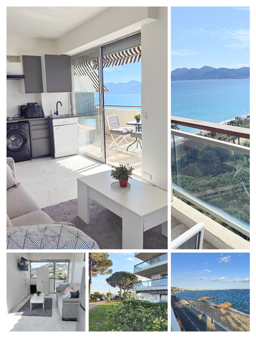 EXCLUSIVITE - MAGNIFIQUE STUDIO VUE MER A COUPER LE SOUFFLE - CHATEAU DE LA MER - ACCES PRIVE A LA PLAGE FRONT DE MER