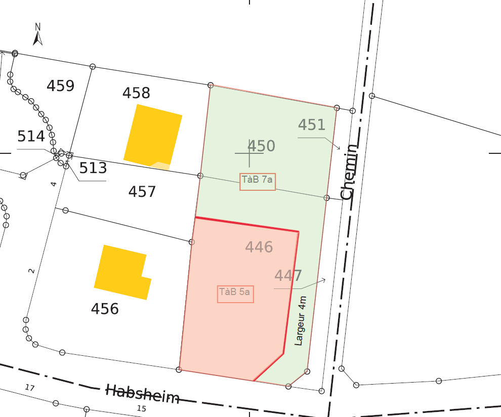 Photo Terrain Niffer 700 m2 image 5/6