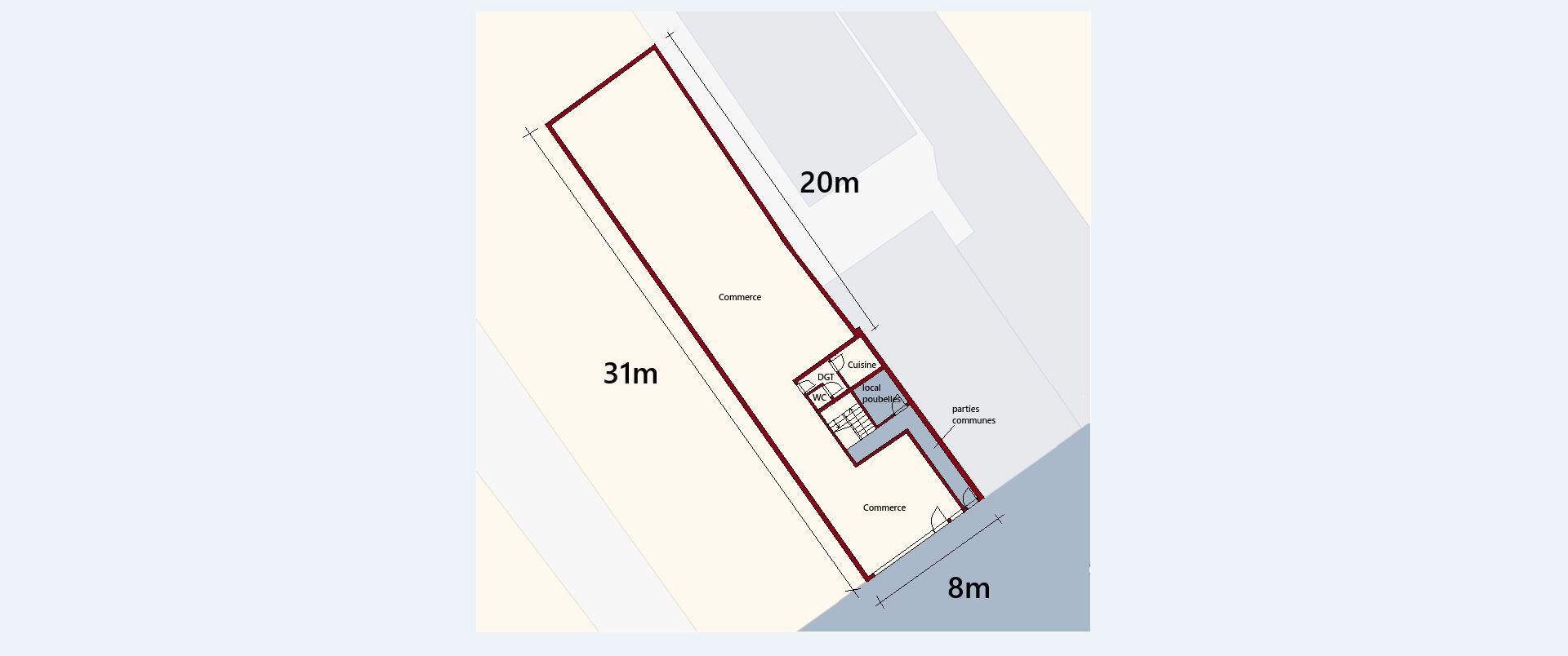 Photo Local Commercial 220m² en plein centre ville image 3/3