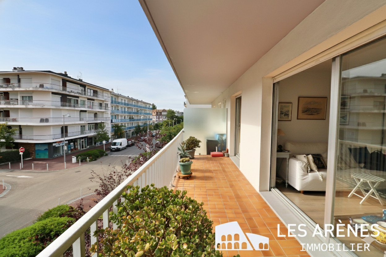 Appartement type 3 avec Ascenseur - Grand Balcon proche MER