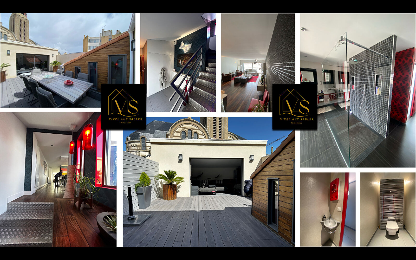 image 
LES SABLES D'OLONNE - 223 m2 + garage + grande terrasse + balcon vue mer