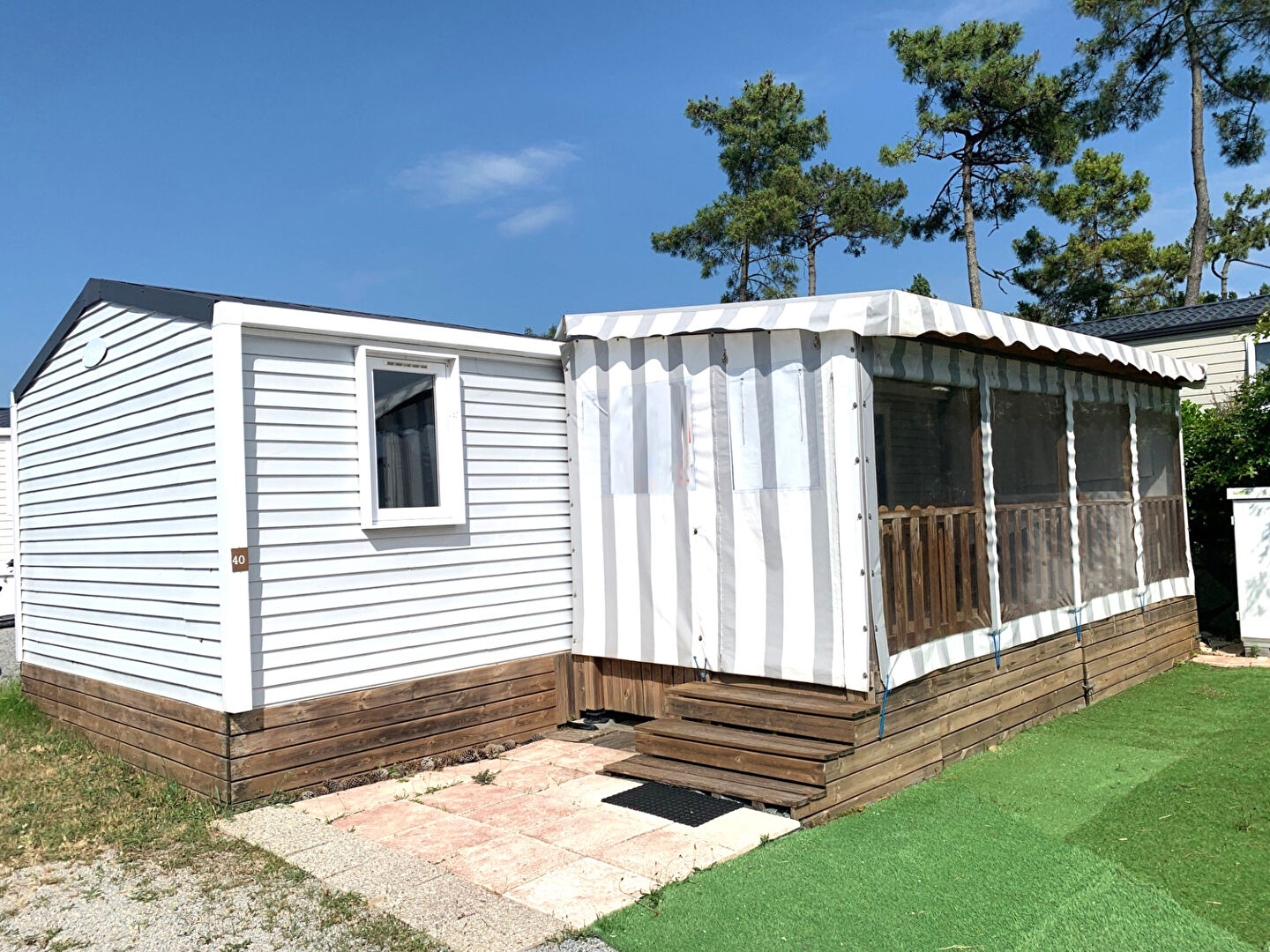 Photo SAINT-HILAIRE-DE-RIEZ Mobil Home 4 pièces  avec emplacement image 1/6