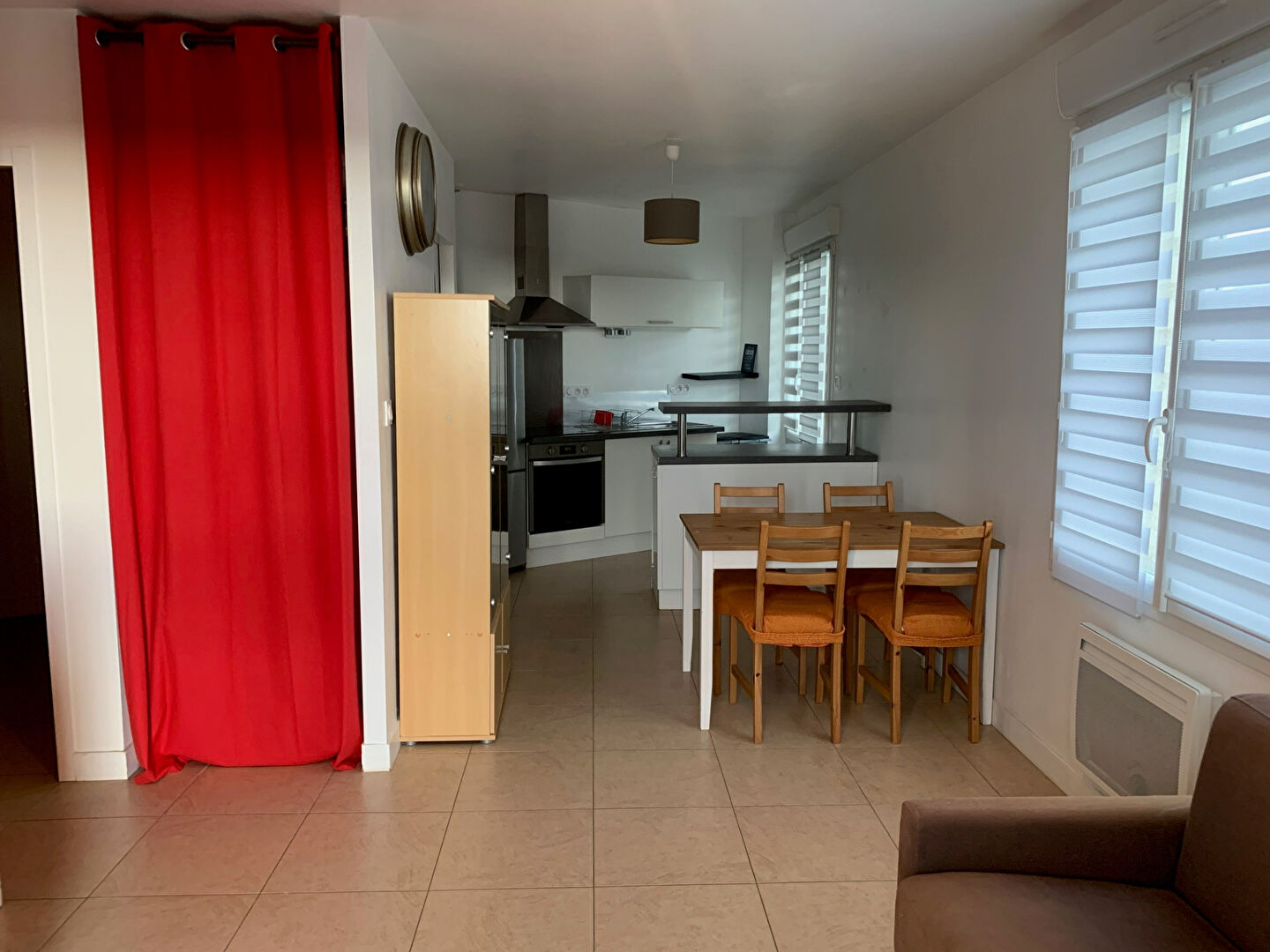 Appartement  meublé T2 au premier étage.