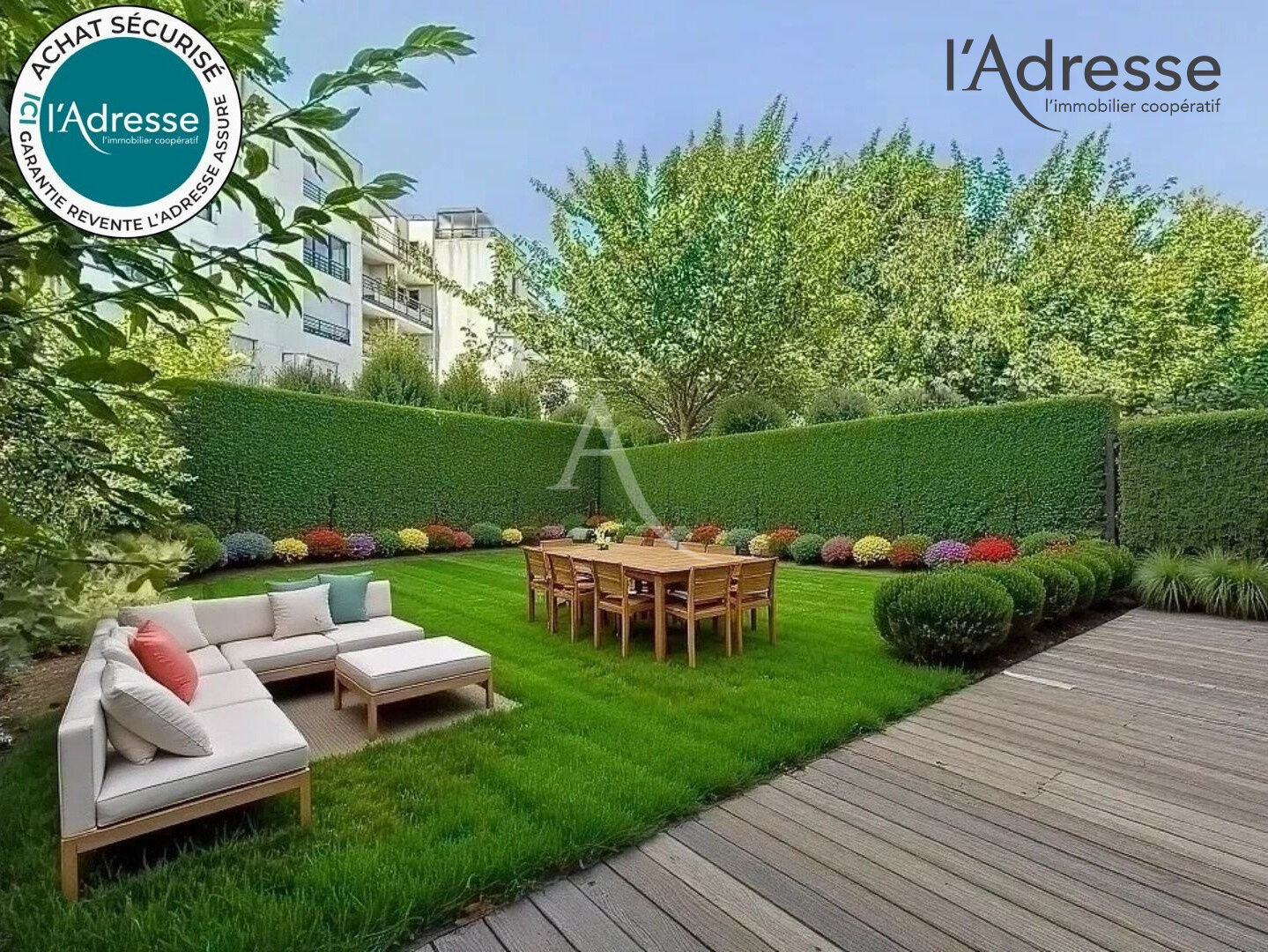 SURESNES/ Chêne - Appartement 4 pièces 85m² - Jardin de 73m² - 1 Cabanon - 1 Parking