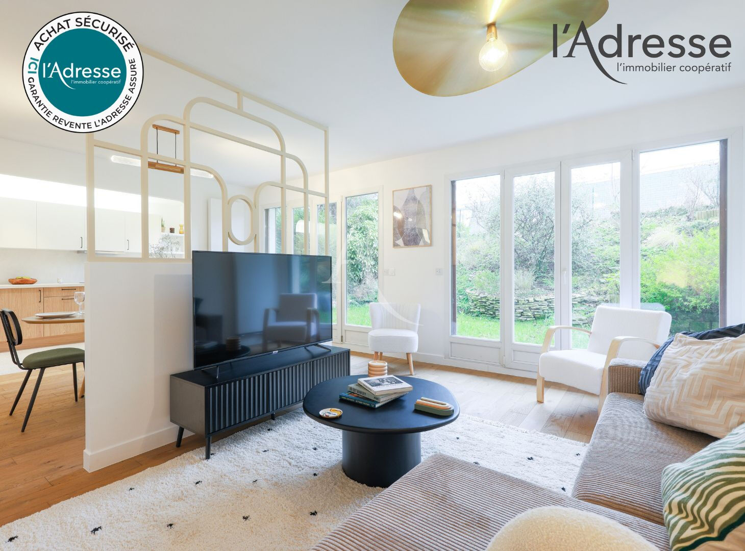 EXCLUSIVITE ! Suresnes Mont Valérien (terrasse du Fécheray) - 4 pièces 87m² (surface totale de 145m²) avec beau jardin de 58m²  et - Entièrement rénové - Parking en sus
