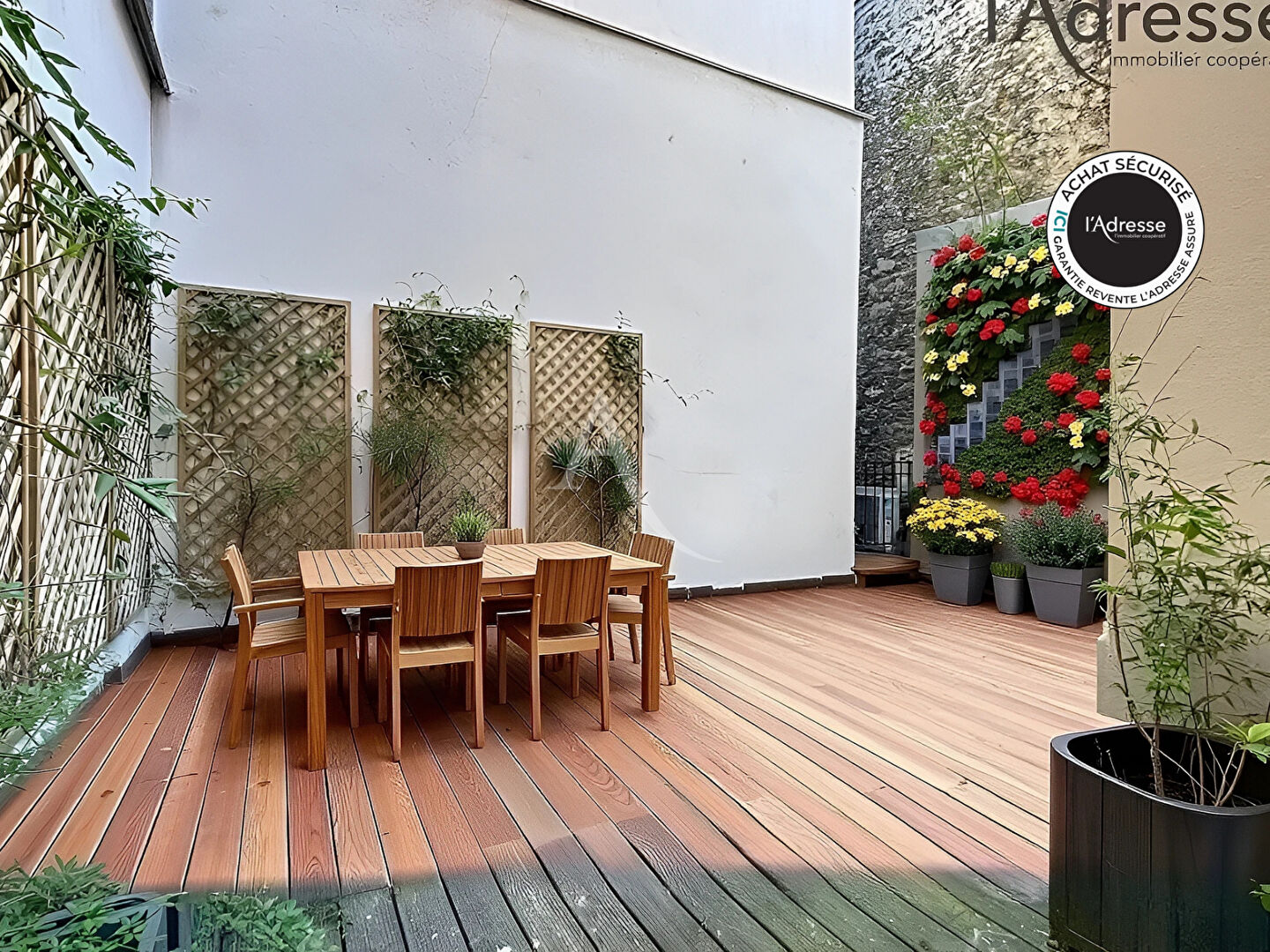 Suresnes Centre - Appartement 3 Pièces 55m²  avec terrasse - Charme de l'ancien