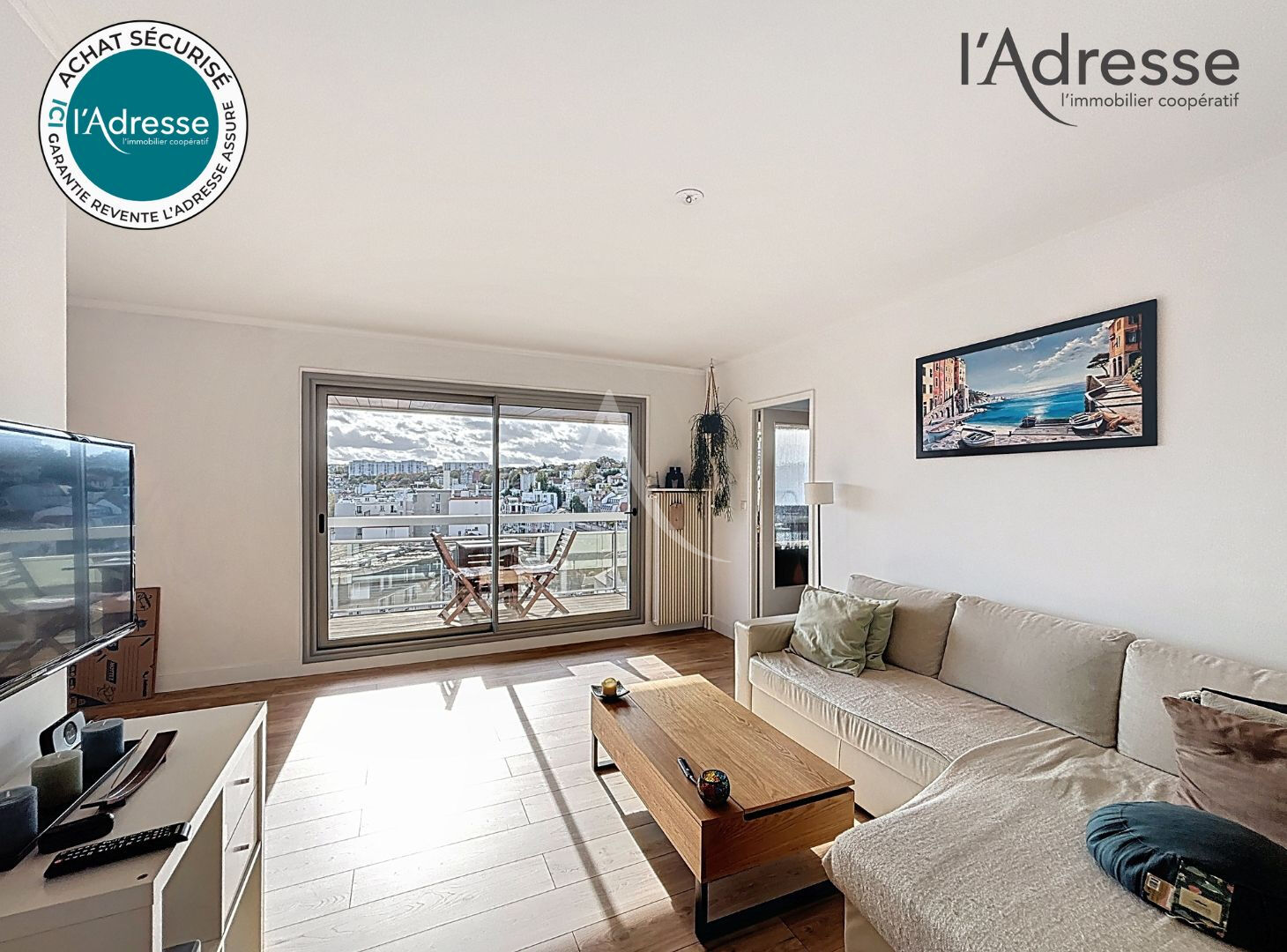 Appartement 82m² 4 pièces avec vue panoramique sur Paris et le bois de Boulogne