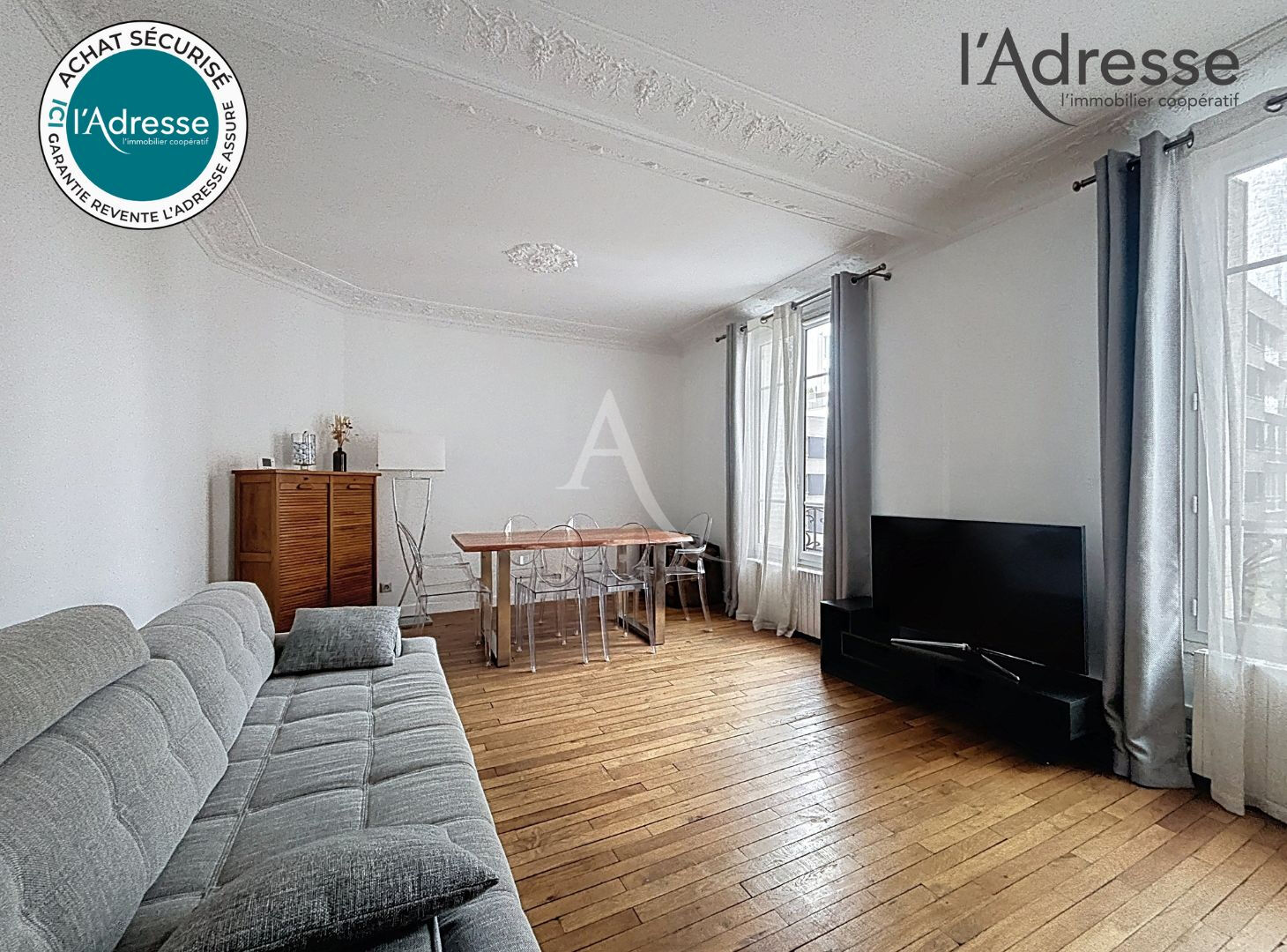 Photo Suresnes hypercentre - Duplex lumineux de 71 m² au coeur de Suresnes - Charme de l'ancien image 2/6