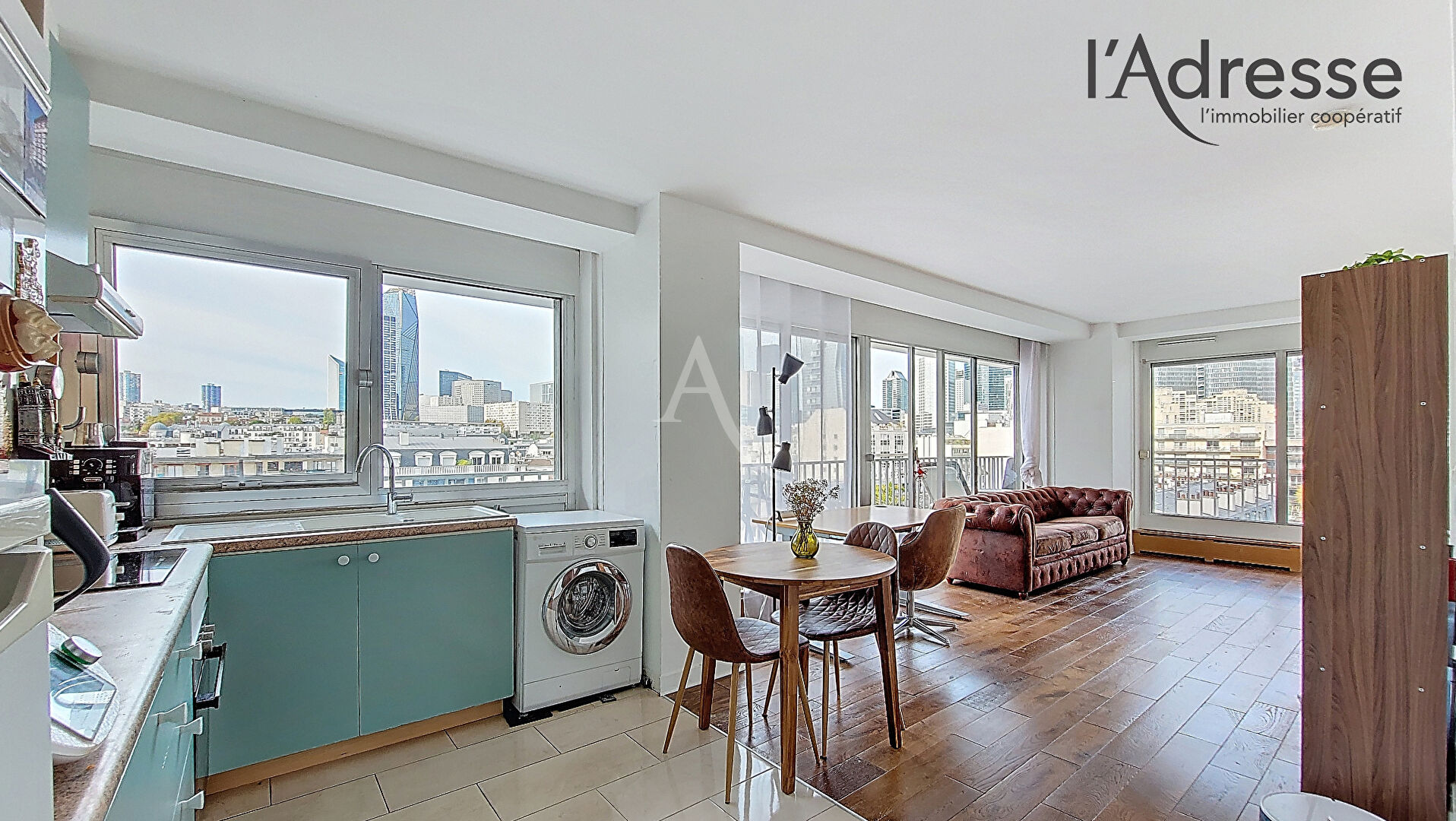 Photo PUTEAUX/CENTRE 2 pièces de 47 m² avec balcon 13m², parking et cave image 3/6