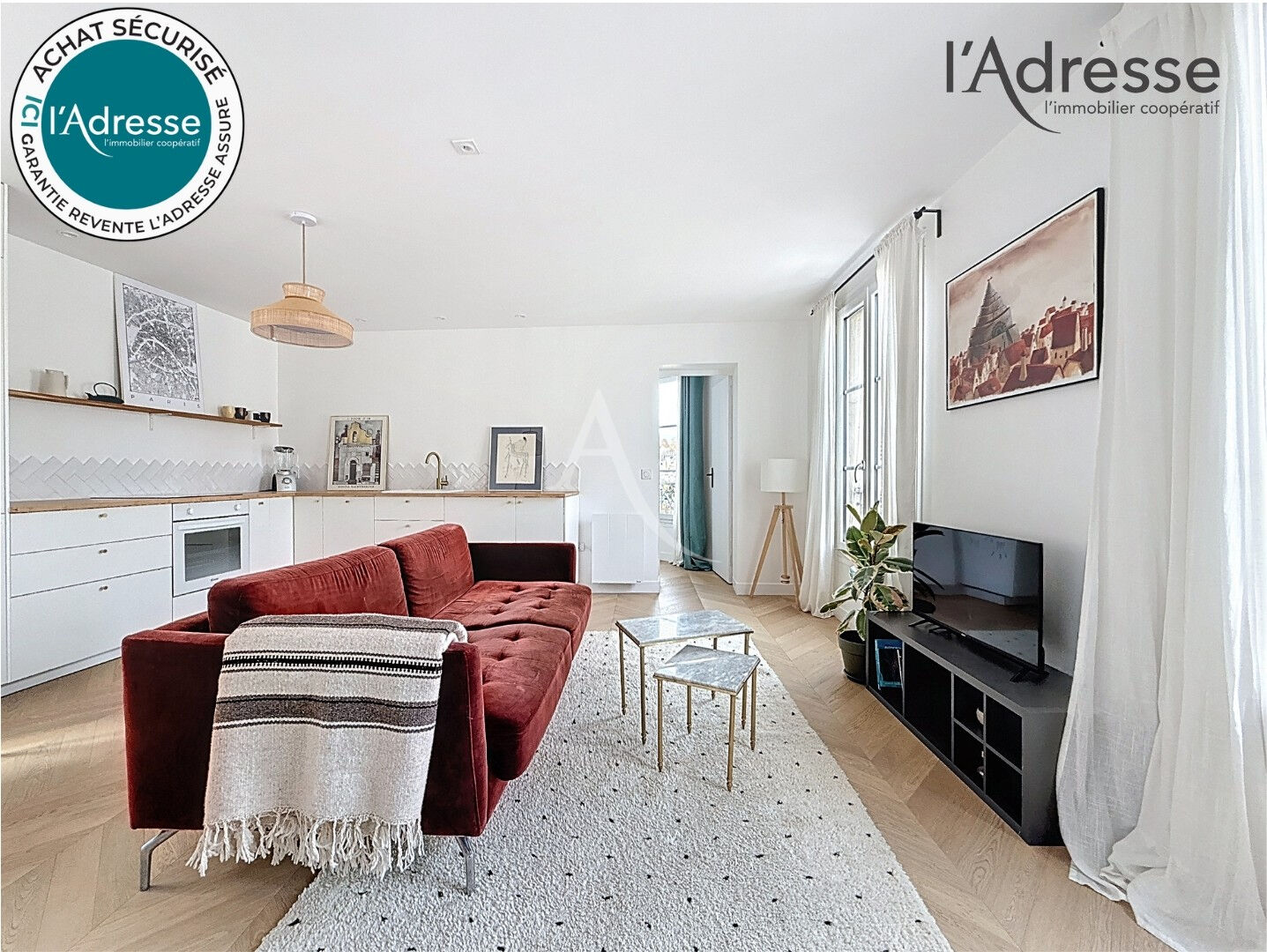 PUTEAUX/ Auguste Blanche - Appartement 2 pièces 45m² **Refait à Neuf - 1 Cave