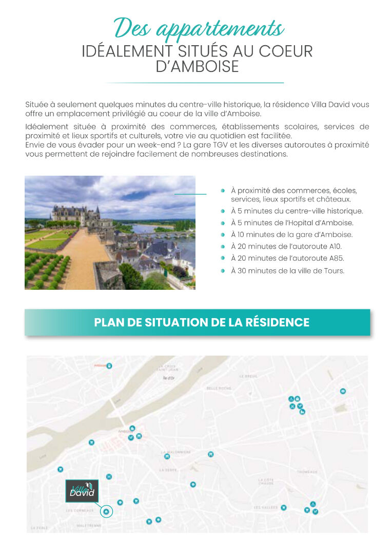 Photo Appartement Amboise 3 pièce(s) - Résidence Villa David image 3/6