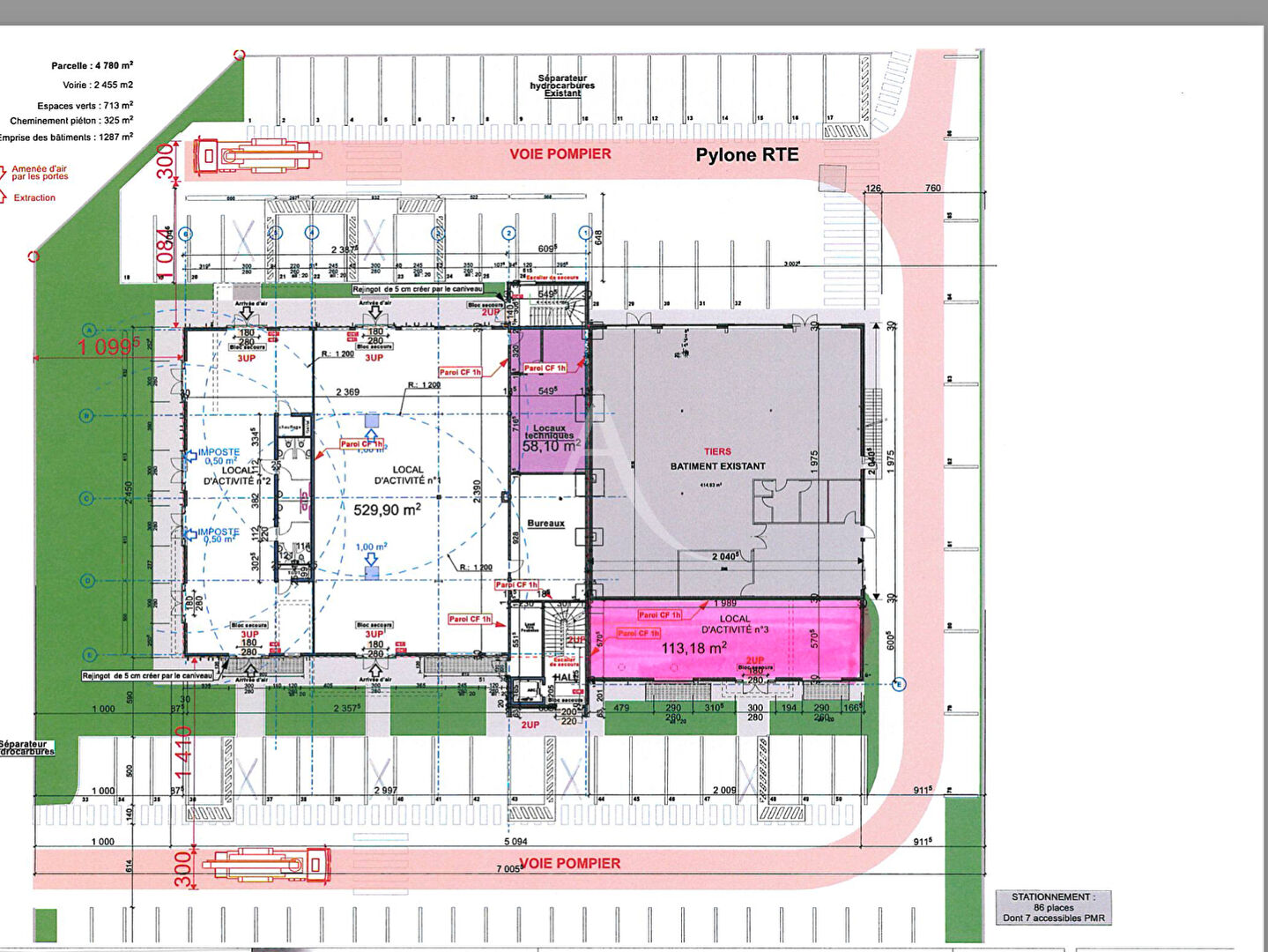 Surface commerciale à aménager disponible