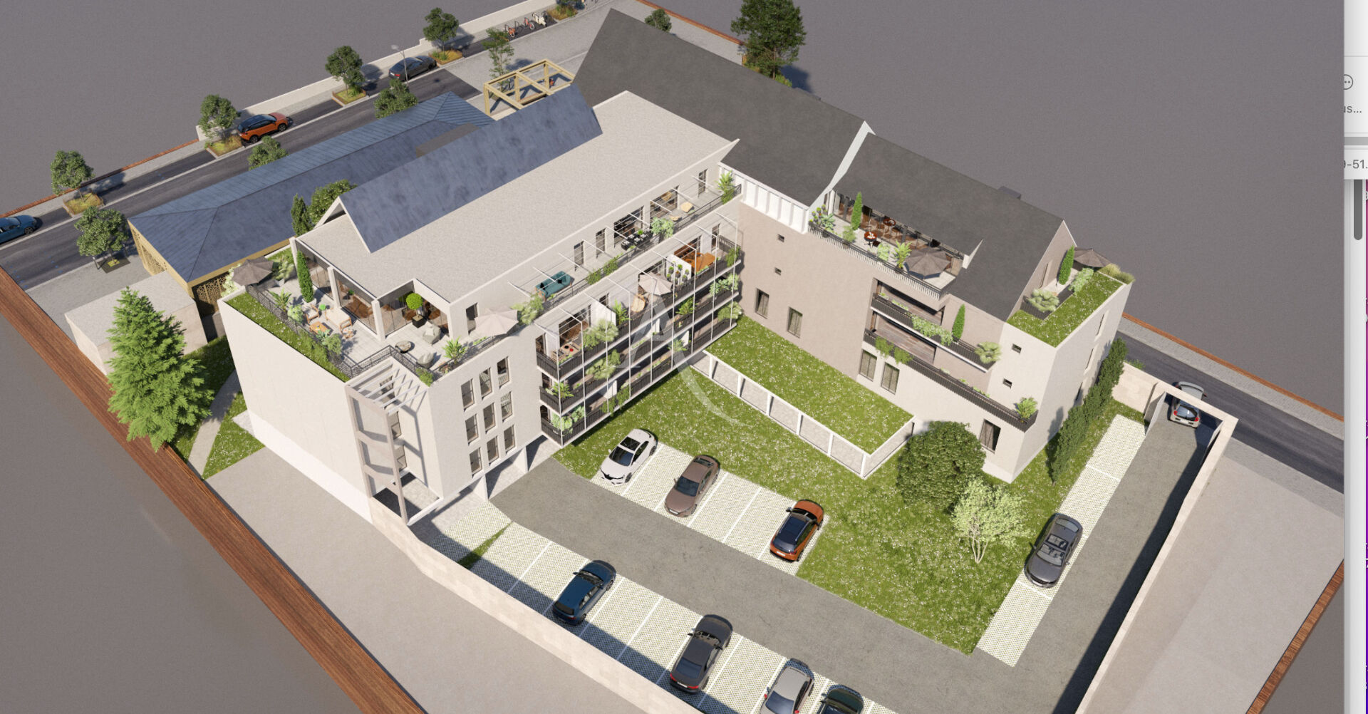 Photo Appartement Vouvray 3 pièce(s) 62 m2 + 2 Parking image 4/6