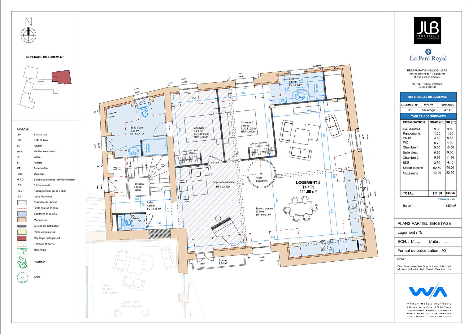 Photo Appartement Loches 4 pièce(s) 111.68 m2  - Triplex image 2/6
