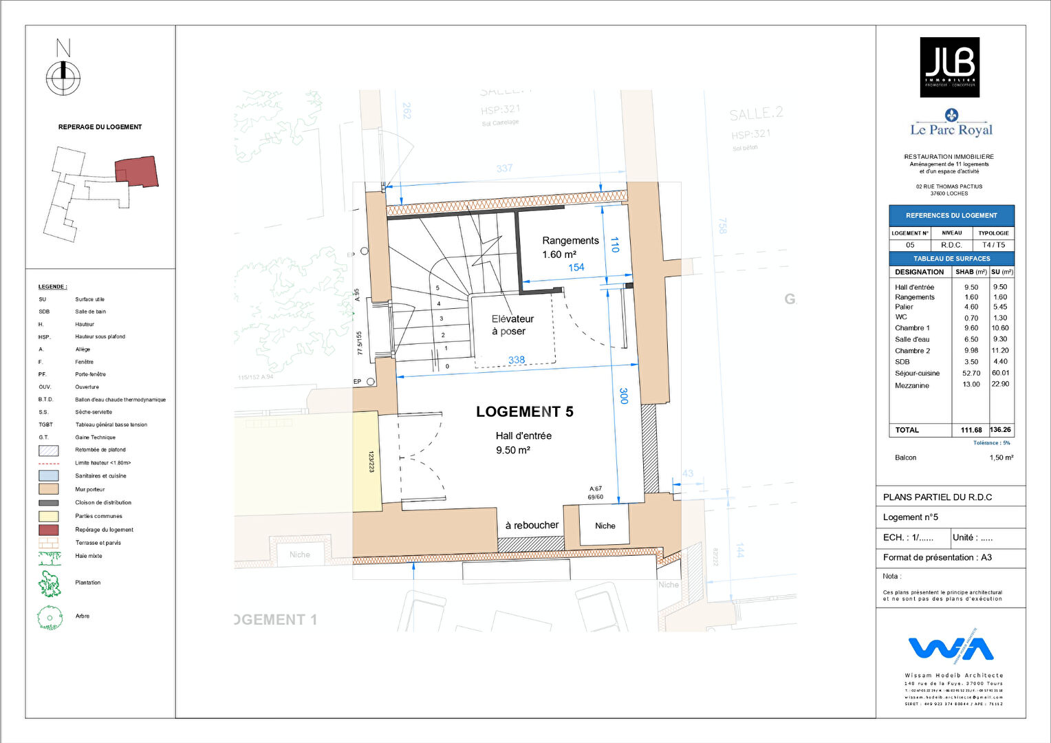 Photo Appartement Loches 4 pièce(s) 111.68 m2  - Triplex image 4/6