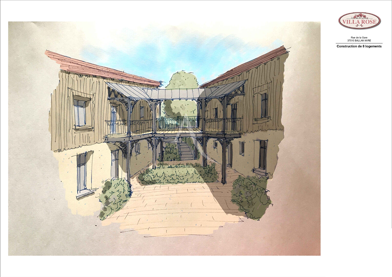 Appartement Neuf - Ballan Mire 3 pièce(s) 55.67 m2  Balcon et parking