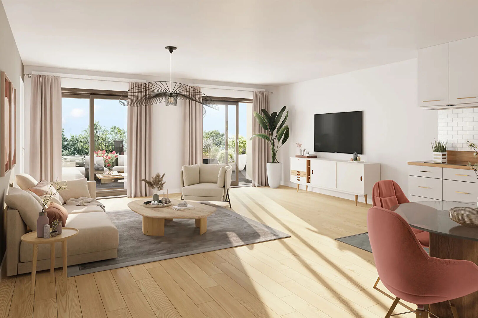 Photo Appartement 3 p 2 chambres avec Loggia - NEUF - livrable image 2/6