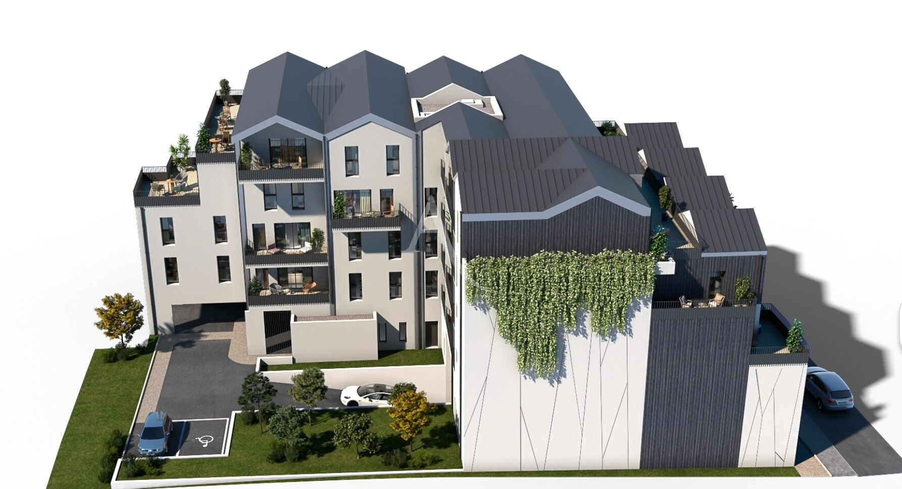 Appartement 3 p 2 chambres avec balcon NEUF - livrable