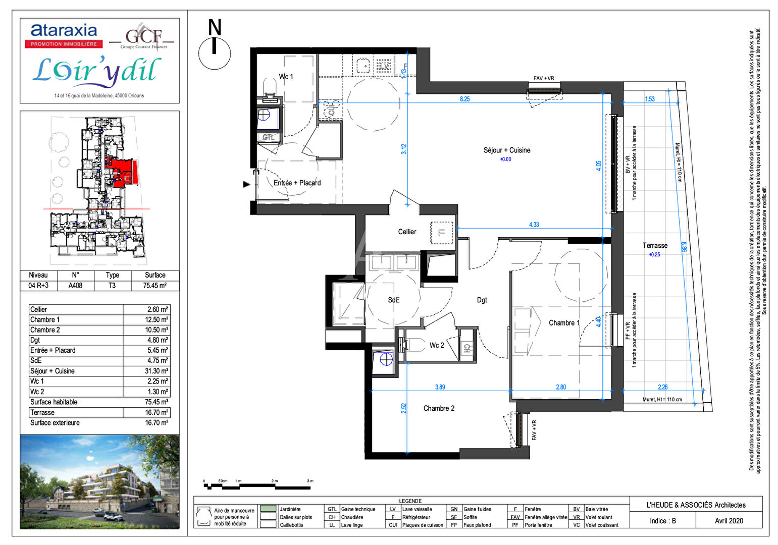 Photo Neuf jamais habité 3 pièces  + Balcon + Parking  - image 2/6