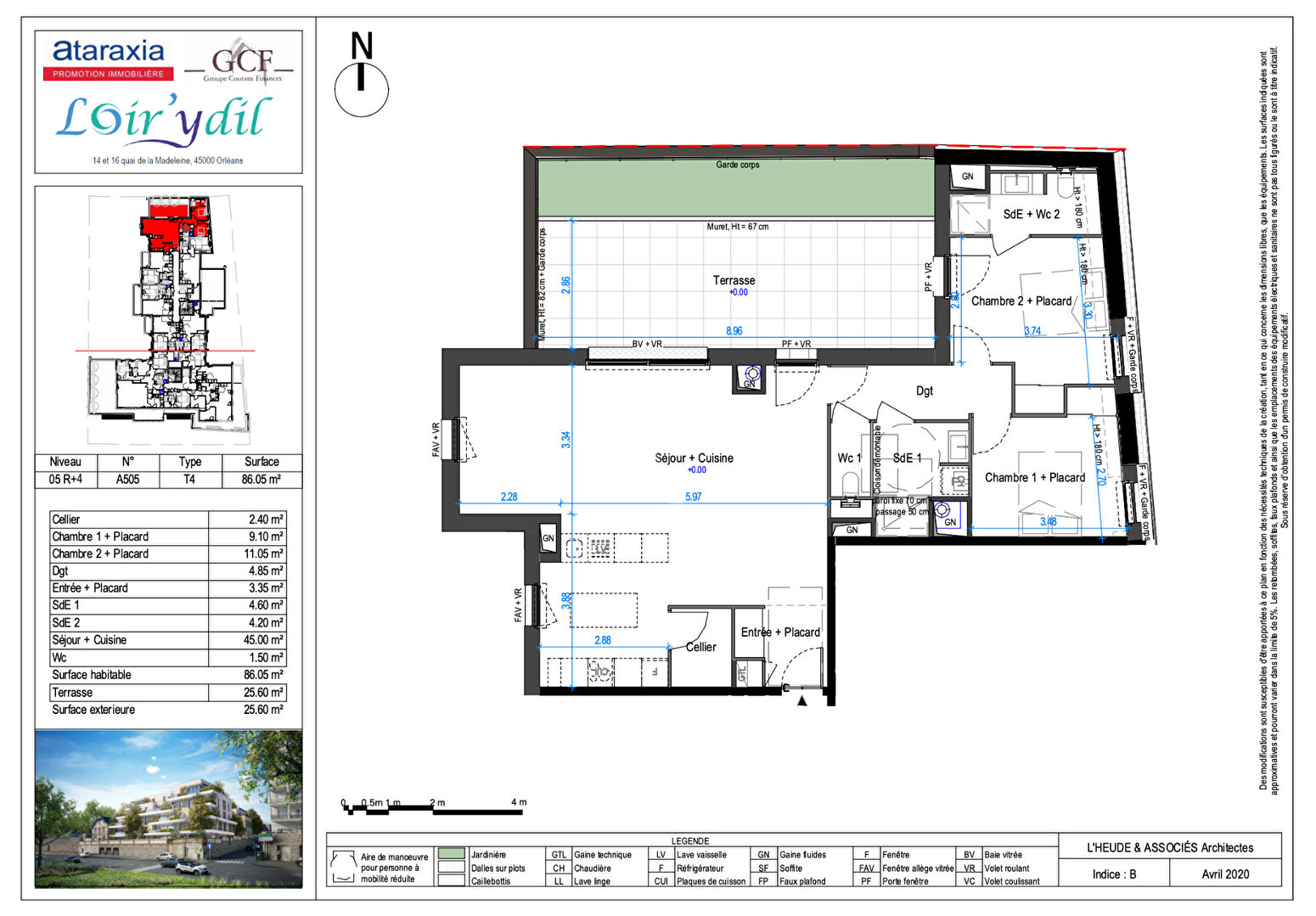 Photo Neuf jamais habité 4 pièces  - 2 chambres + Terrasse + Parking  - image 6/6