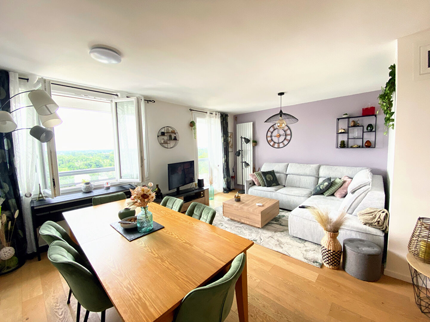 3P. 63m² + loggia vue sur Loire