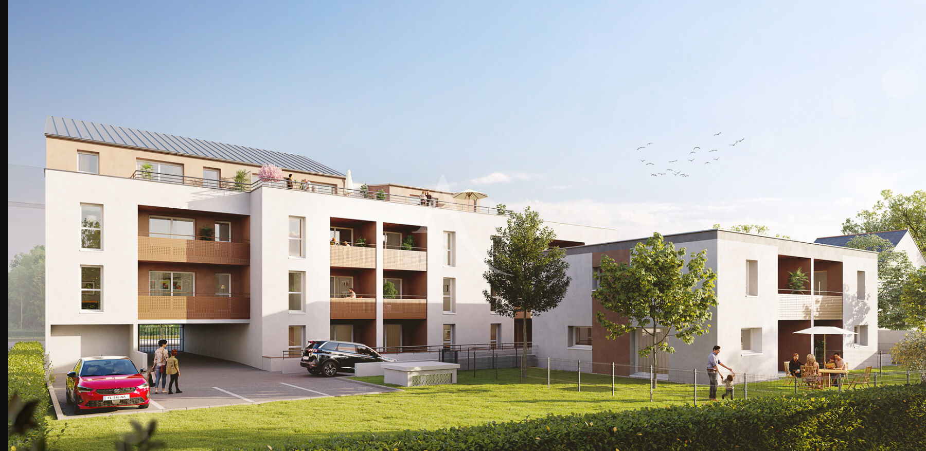 Photo Appartement de type 4 avec terrasse sur Carquefou à 5 min à pied du centre ville image 3/4