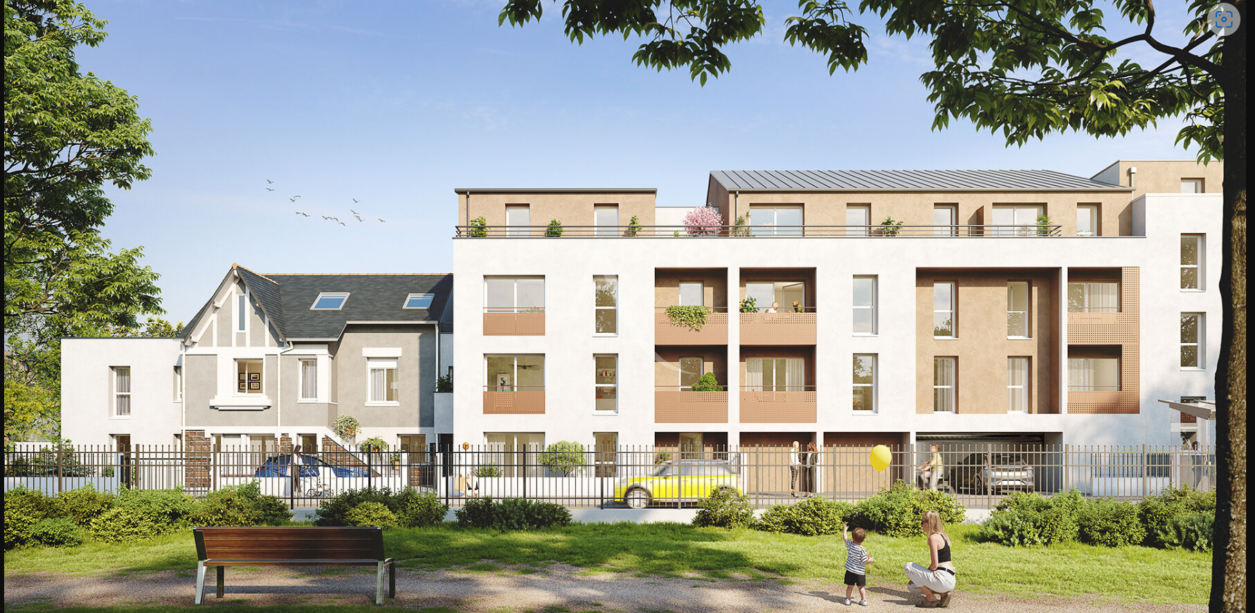 Photo Appartement de type 3 avec balcon sur Carquefou à 5 min à pied du centre ville image 3/4