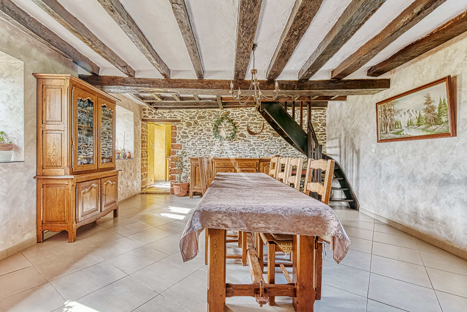 Longère en pierre St Denis D Anjou 8 pièce(s) 250 m2