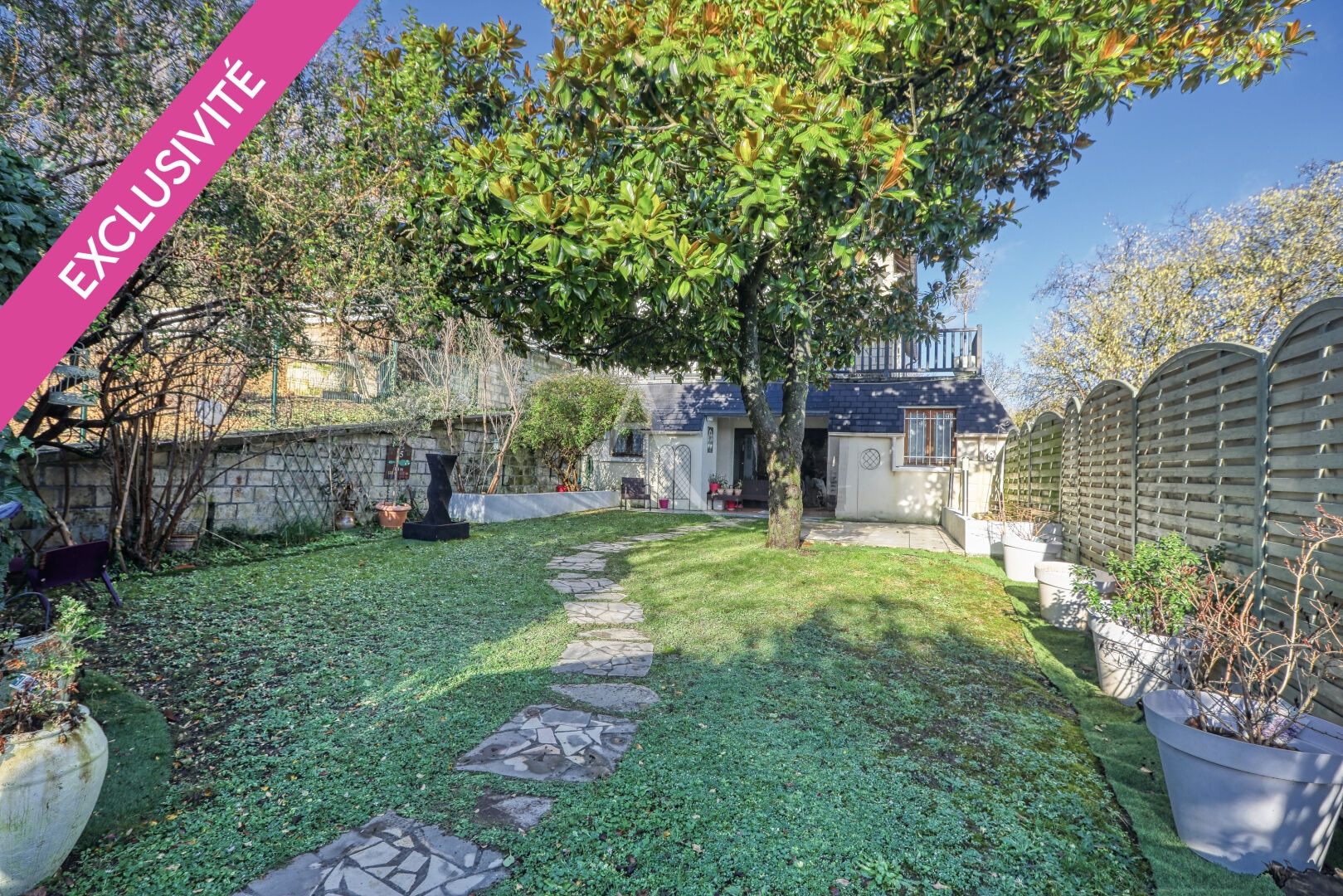 Appartement Hardricourt 115 m², jardin 170 m²