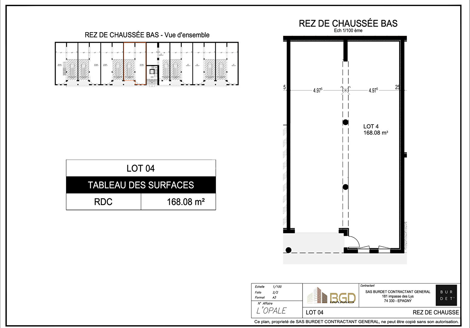 Photo LOCAL D ACTIVITE DE 168M2 image 3/3
